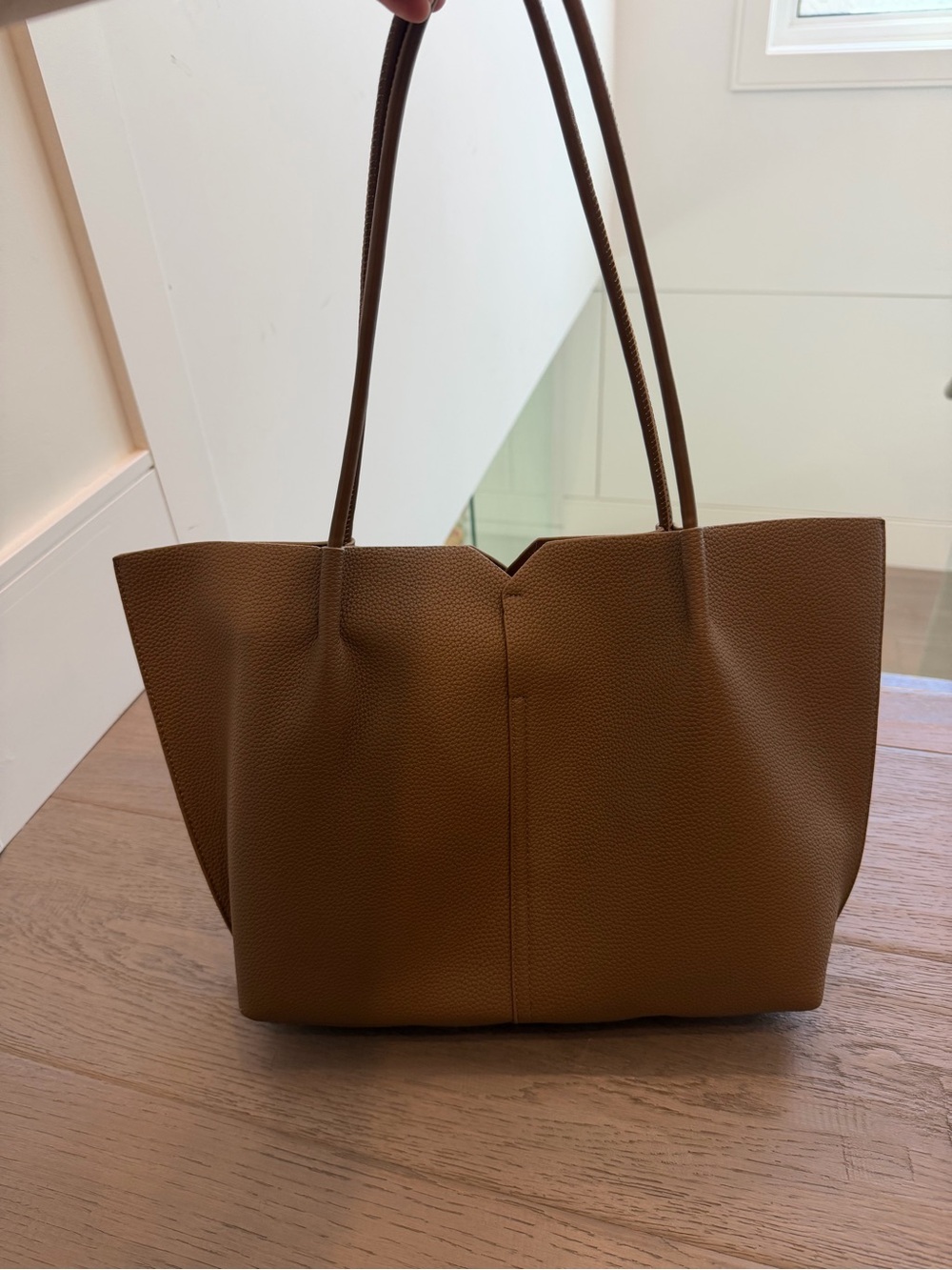 Brown Leather Tote Bag - Elegant Everyday Carry